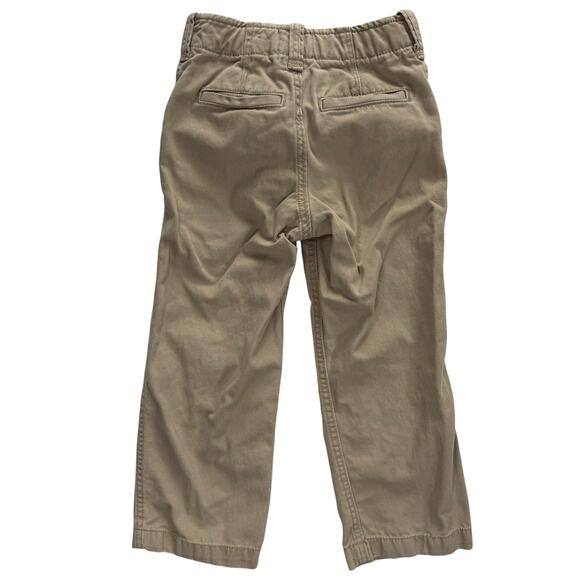 GAP Kids Straight Fit Khaki Pants Size 5 Stretch Beige Boys School Chinos - Picture 3 of 6